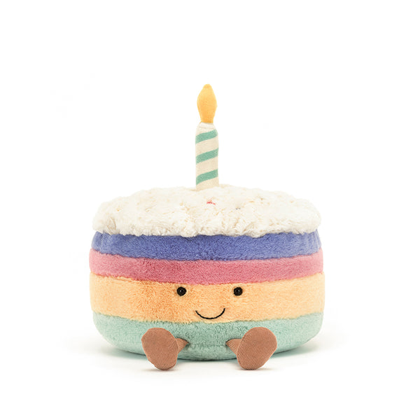 Amuseables Rainbow Birthday Cake - Medium & Large