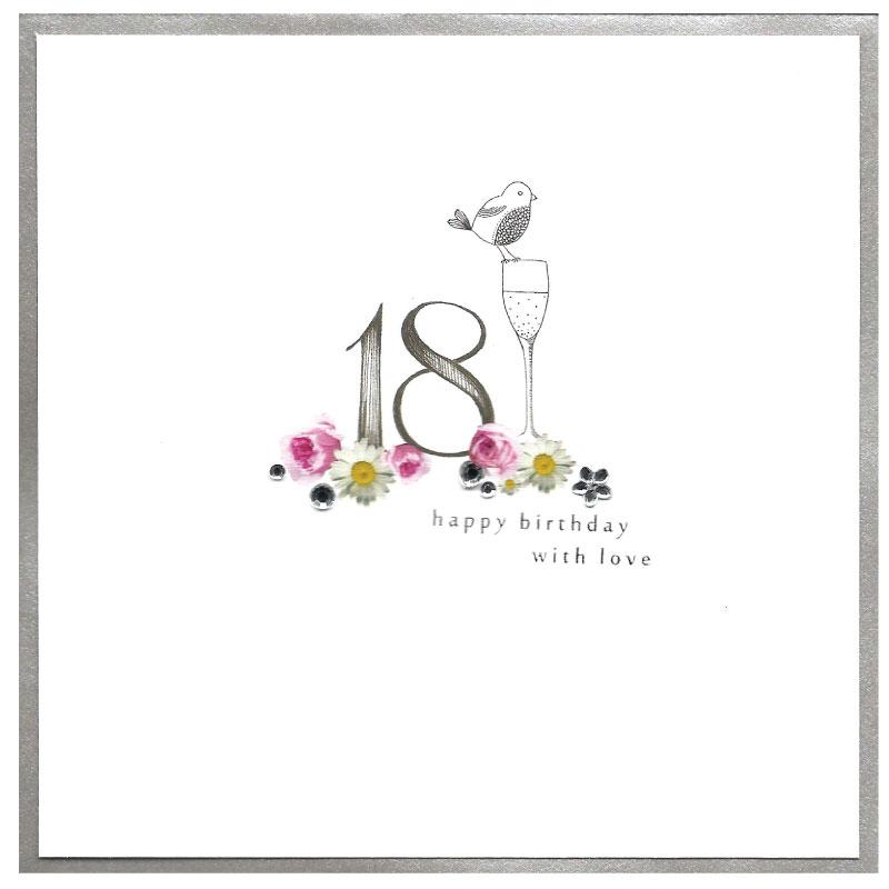 Piccadilly Greetings Card - Happy 18th Birthday